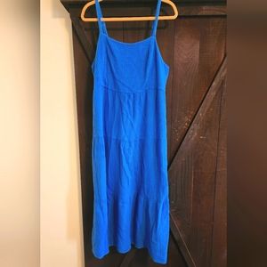 Skies are Blue 1X long blue dress